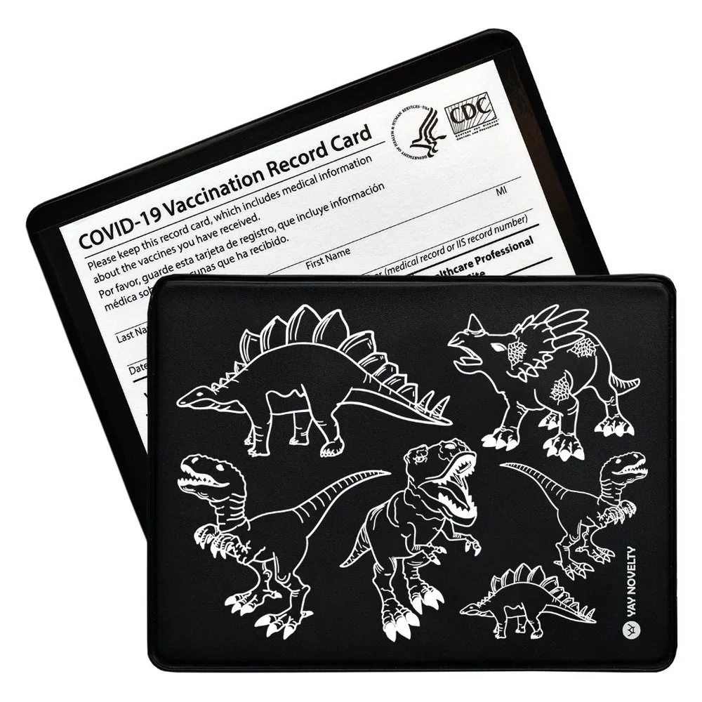 ​Vaccine Card for Kids​ - Dinosaur